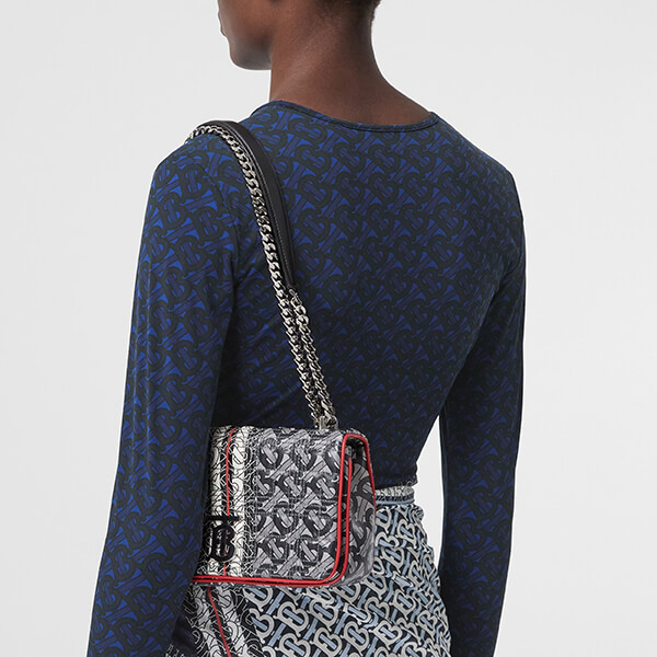 夏限定!バーバリー ショルダーバッグ コピー スモール モノグラムプリント 80495161